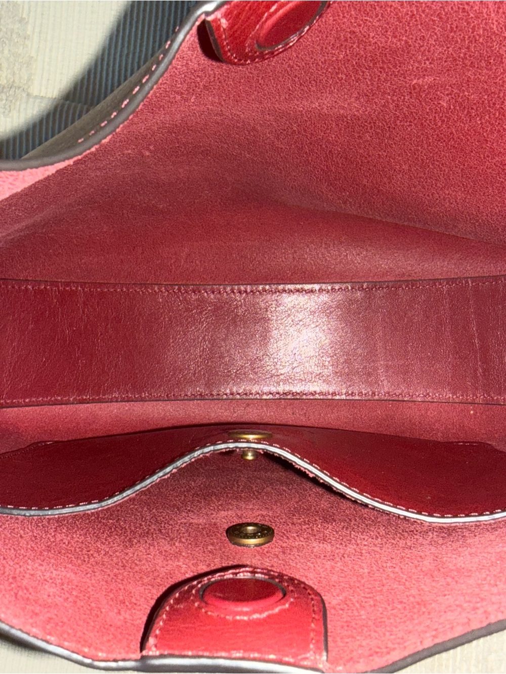 Coach Burgundy Leather Shoulder Hobo - Picture 6 of 6
